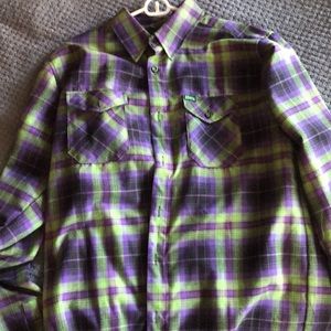 Dixxon x Misfits flannel XL Tall men’s